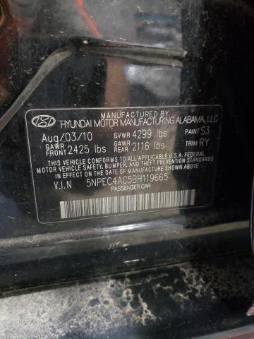 Photo 12 VIN: 5NPEC4AC5BH119665 - HYUNDAI SONATA SE 