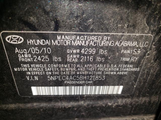 Photo 9 VIN: 5NPEC4AC5BH121853 - HYUNDAI SONATA GLS 