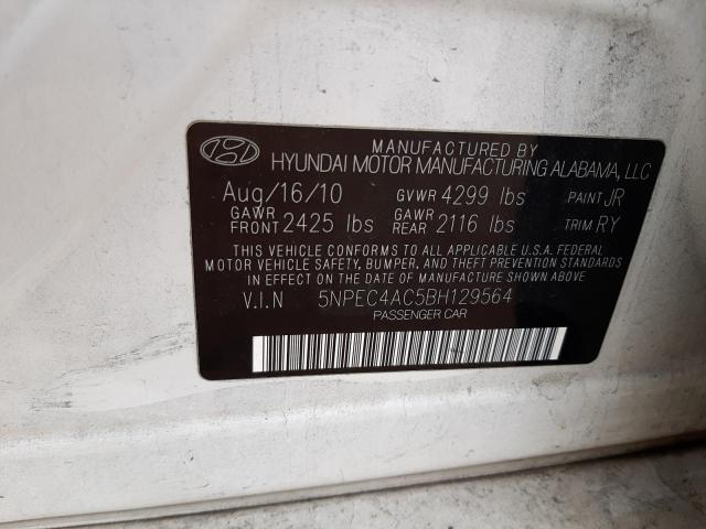 Photo 11 VIN: 5NPEC4AC5BH129564 - HYUNDAI SONATA SE 