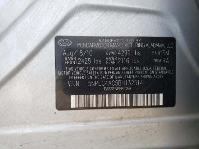 Photo 9 VIN: 5NPEC4AC5BH132514 - HYUNDAI SONATA SE 