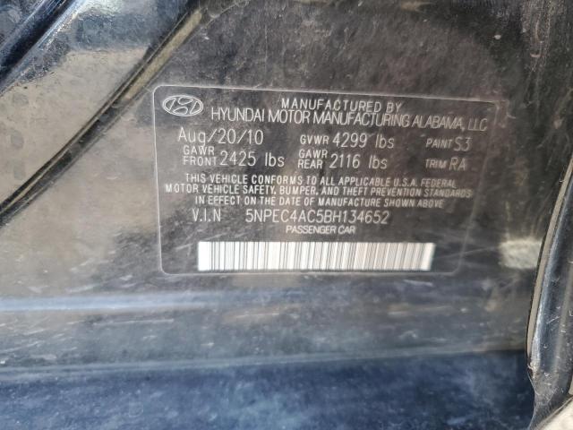 Photo 11 VIN: 5NPEC4AC5BH134652 - HYUNDAI SONATA SE 