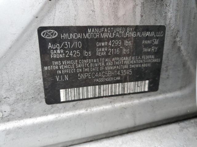 Photo 11 VIN: 5NPEC4AC5BH143545 - HYUNDAI SONATA 