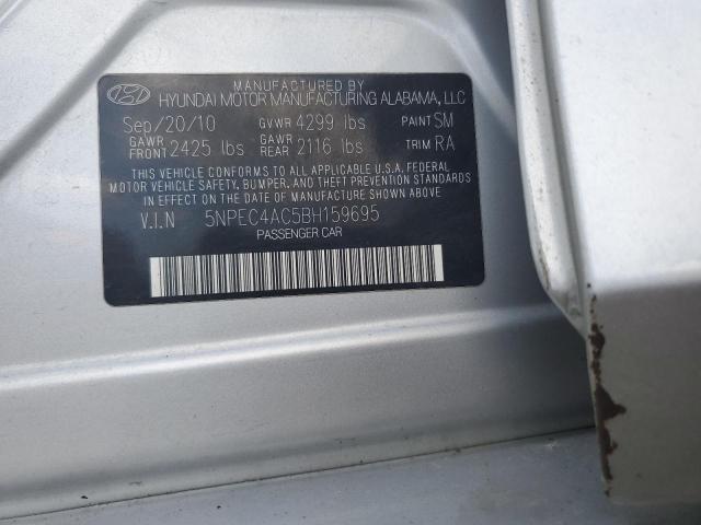 Photo 12 VIN: 5NPEC4AC5BH159695 - HYUNDAI SONATA 