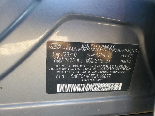 Photo 11 VIN: 5NPEC4AC5BH166677 - HYUNDAI SONATA SE 