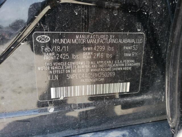 Photo 11 VIN: 5NPEC4AC5BH250269 - HYUNDAI SONATA SE 