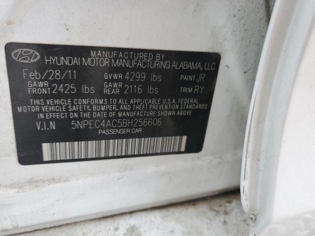 Photo 11 VIN: 5NPEC4AC5BH256606 - HYUNDAI SONATA SE 