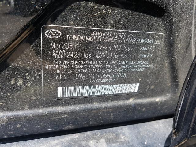 Photo 9 VIN: 5NPEC4AC5BH261028 - HYUNDAI SONATA SE 