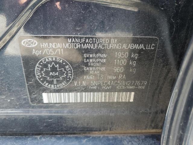 Photo 11 VIN: 5NPEC4AC5BH277679 - HYUNDAI SONATA 