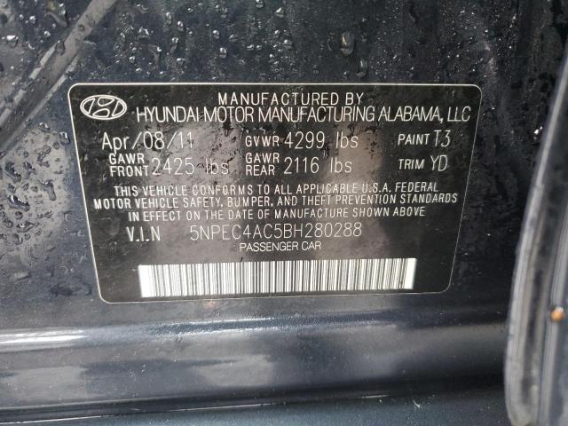 Photo 11 VIN: 5NPEC4AC5BH280288 - HYUNDAI SONATA 