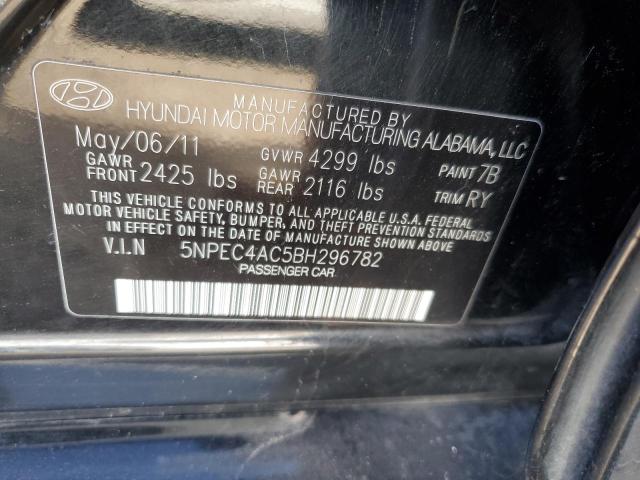 Photo 11 VIN: 5NPEC4AC5BH296782 - HYUNDAI SONATA 