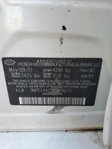 Photo 11 VIN: 5NPEC4AC5BH298032 - HYUNDAI SONATA SE 