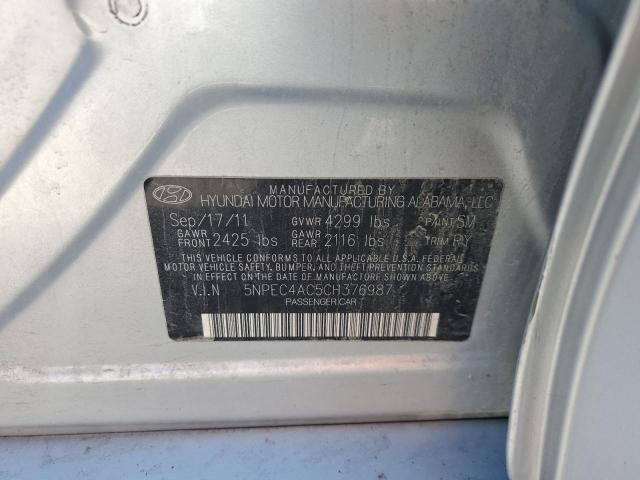 Photo 12 VIN: 5NPEC4AC5CH376987 - HYUNDAI SONATA 