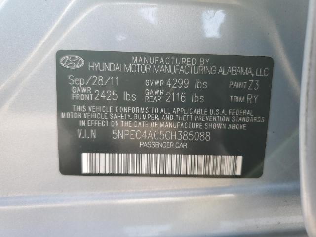 Photo 11 VIN: 5NPEC4AC5CH385088 - HYUNDAI SONATA SE 