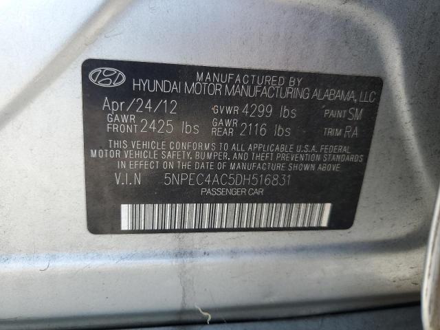 Photo 11 VIN: 5NPEC4AC5DH516831 - HYUNDAI SONATA 