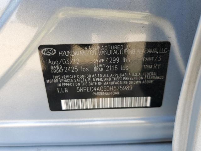 Photo 11 VIN: 5NPEC4AC5DH575989 - HYUNDAI SONATA SE 