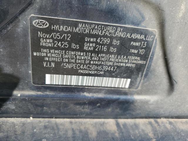 Photo 12 VIN: 5NPEC4AC5DH639447 - HYUNDAI SONATA 