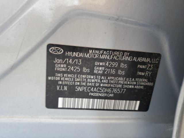 Photo 11 VIN: 5NPEC4AC5DH676577 - HYUNDAI SONATA 