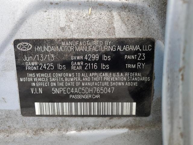 Photo 11 VIN: 5NPEC4AC5DH765047 - HYUNDAI SONATA 