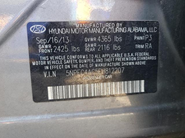 Photo 11 VIN: 5NPEC4AC5EH812207 - HYUNDAI SONATA 