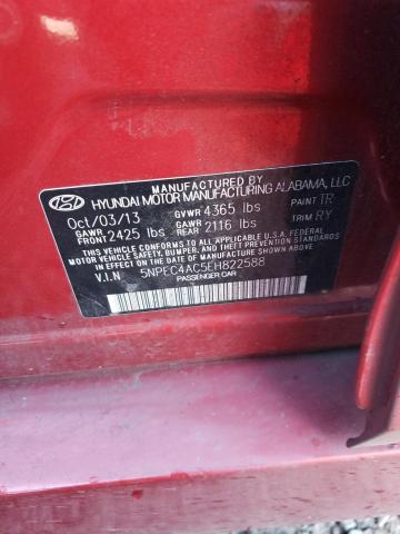 Photo 11 VIN: 5NPEC4AC5EH822588 - HYUNDAI SONATA 