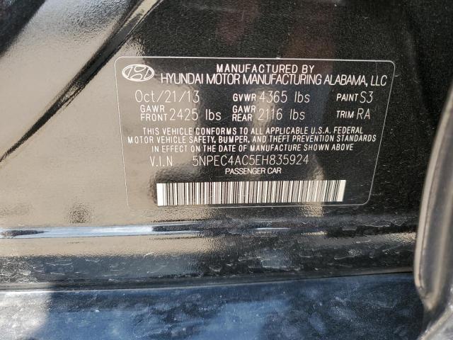 Photo 11 VIN: 5NPEC4AC5EH835924 - HYUNDAI SONATA SE 