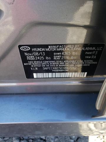 Photo 11 VIN: 5NPEC4AC5EH847782 - HYUNDAI SONATA 