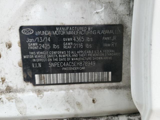 Photo 11 VIN: 5NPEC4AC5EH878949 - HYUNDAI SONATA SE 