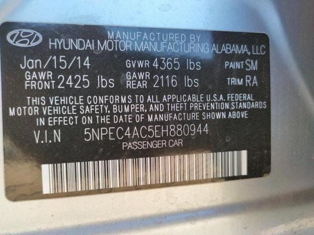 Photo 9 VIN: 5NPEC4AC5EH880944 - HYUNDAI SONATA SE 