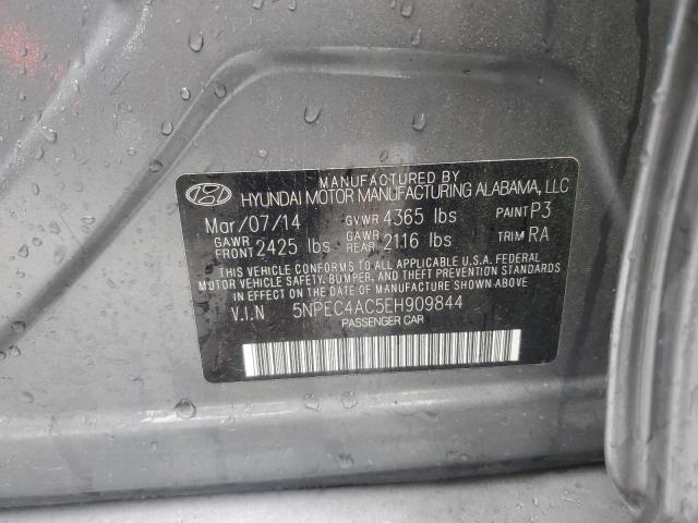 Photo 11 VIN: 5NPEC4AC5EH909844 - HYUNDAI SONATA SE 