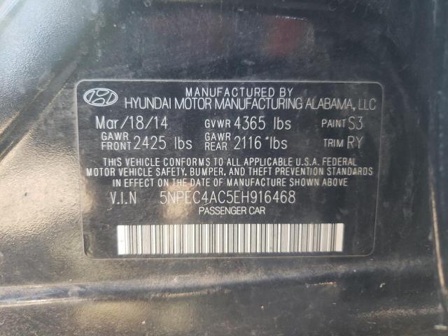 Photo 11 VIN: 5NPEC4AC5EH916468 - HYUNDAI SONATA SE 