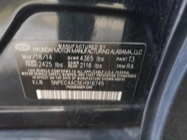 Photo 11 VIN: 5NPEC4AC5EH916745 - HYUNDAI SONATA 