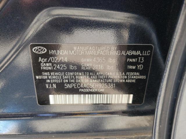 Photo 9 VIN: 5NPEC4AC5EH925381 - HYUNDAI SONATA SE 