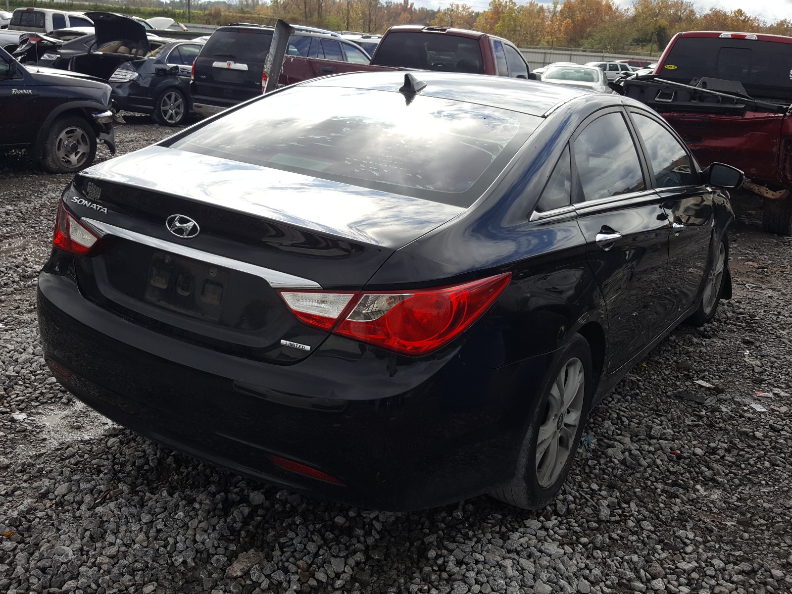 Photo 3 VIN: 5NPEC4AC6BH014519 - HYUNDAI SONATA SE 