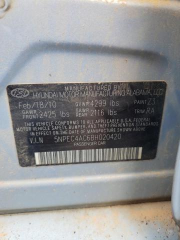 Photo 11 VIN: 5NPEC4AC6BH020420 - HYUNDAI SONATA SE 