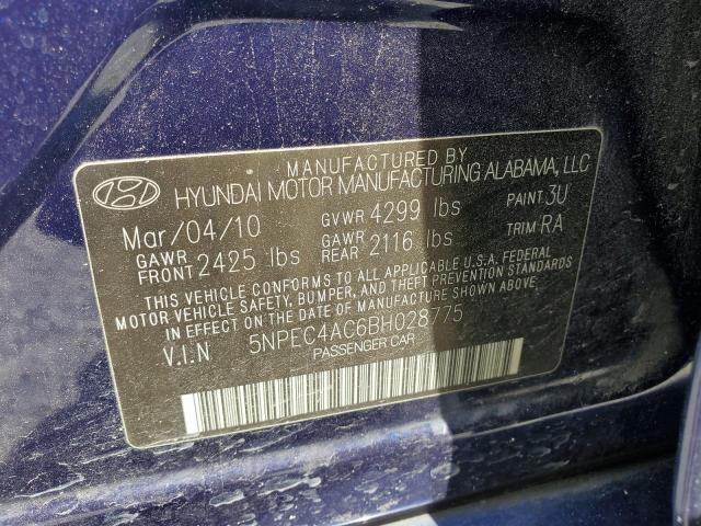 Photo 11 VIN: 5NPEC4AC6BH028775 - HYUNDAI SONATA 