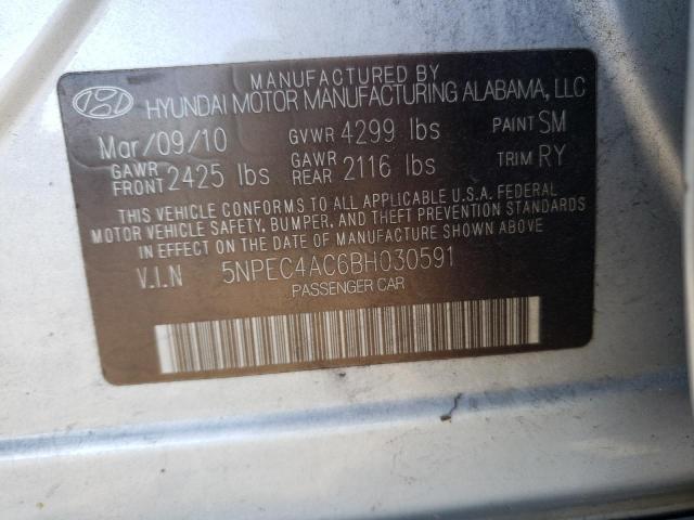 Photo 9 VIN: 5NPEC4AC6BH030591 - HYUNDAI SONATA SE 