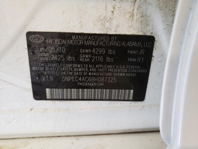 Photo 9 VIN: 5NPEC4AC6BH087325 - HYUNDAI SONATA SE 