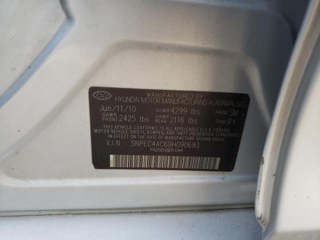 Photo 11 VIN: 5NPEC4AC6BH090693 - HYUNDAI SONATA SE 