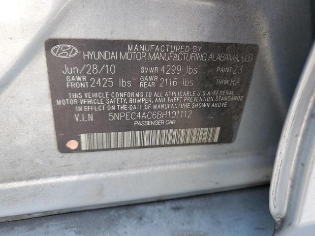 Photo 11 VIN: 5NPEC4AC6BH101112 - HYUNDAI SONATA 