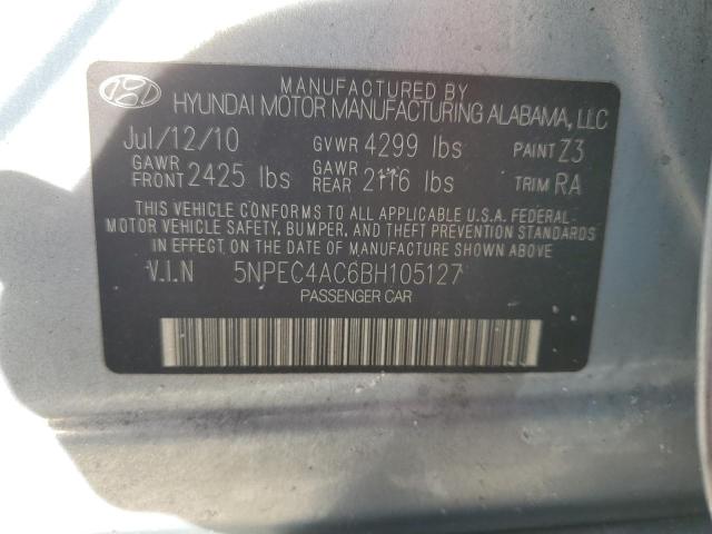 Photo 11 VIN: 5NPEC4AC6BH105127 - HYUNDAI SONATA 