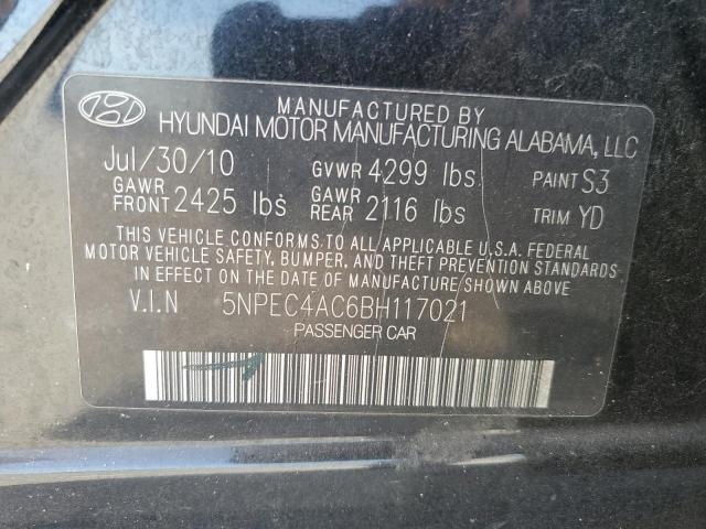 Photo 12 VIN: 5NPEC4AC6BH117021 - HYUNDAI SONATA 