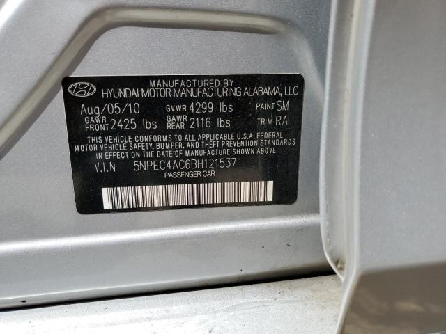 Photo 11 VIN: 5NPEC4AC6BH121537 - HYUNDAI SONATA 