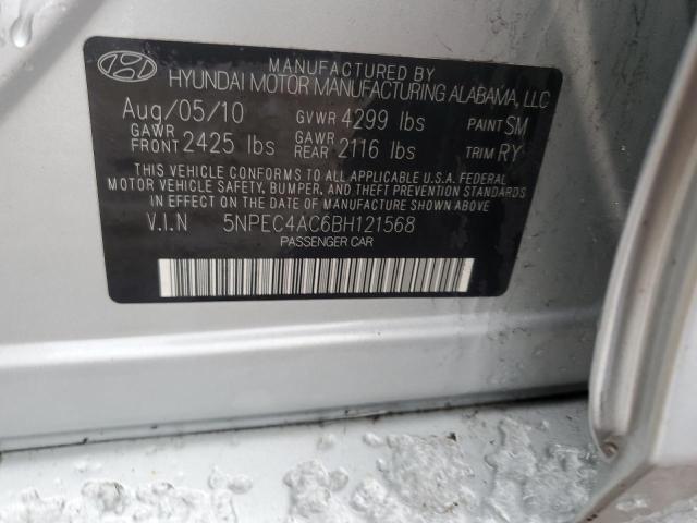 Photo 11 VIN: 5NPEC4AC6BH121568 - HYUNDAI SONATA SE 