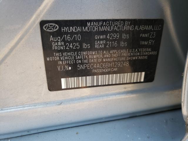 Photo 9 VIN: 5NPEC4AC6BH129248 - HYUNDAI SONATA SE 