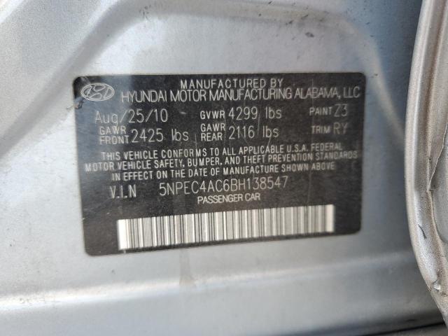 Photo 11 VIN: 5NPEC4AC6BH138547 - HYUNDAI SONATA 