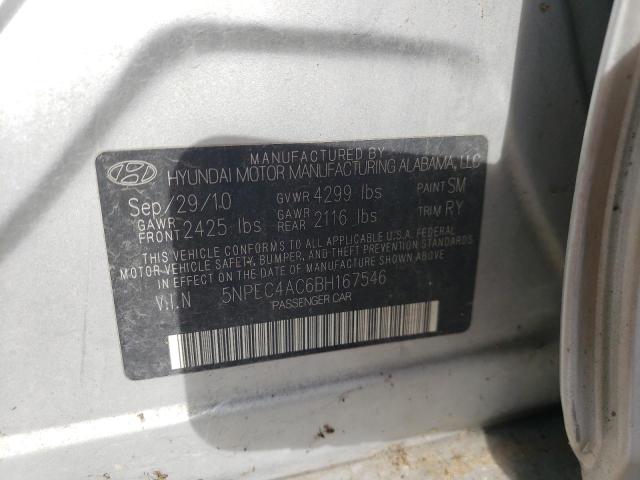 Photo 11 VIN: 5NPEC4AC6BH167546 - HYUNDAI SONATA SE 