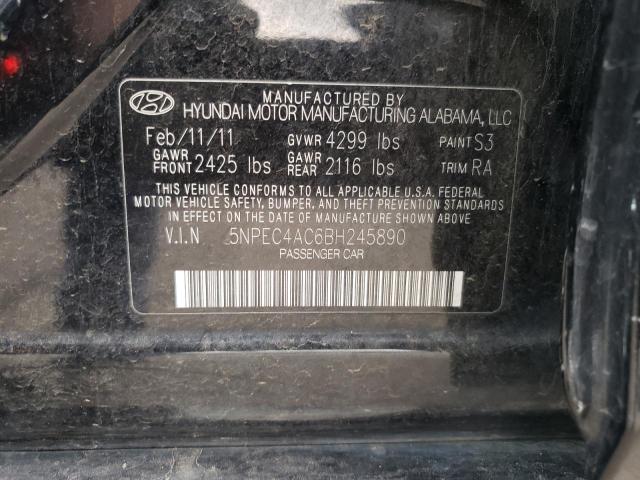 Photo 9 VIN: 5NPEC4AC6BH245890 - HYUNDAI SONATA SE 