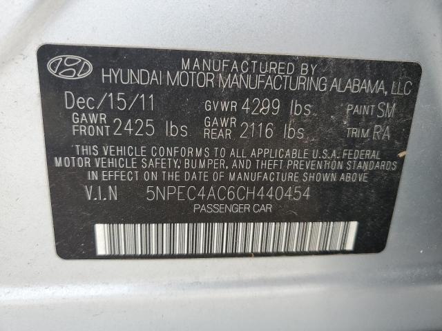 Photo 12 VIN: 5NPEC4AC6CH440454 - HYUNDAI SONATA SE 