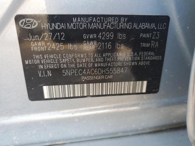 Photo 11 VIN: 5NPEC4AC6DH555847 - HYUNDAI SONATA SE 