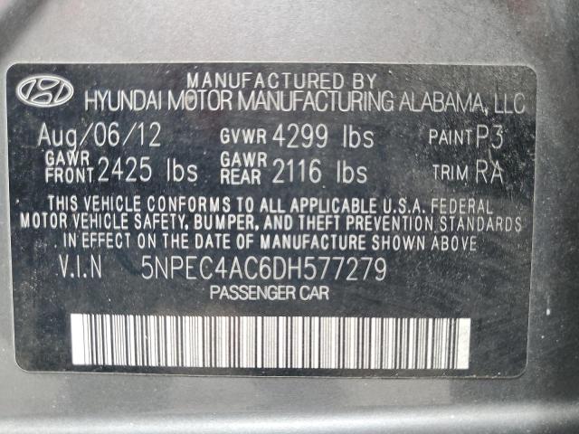 Photo 11 VIN: 5NPEC4AC6DH577279 - HYUNDAI SONATA 